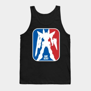 gundam gat x207 nba logo baskelball Tank Top